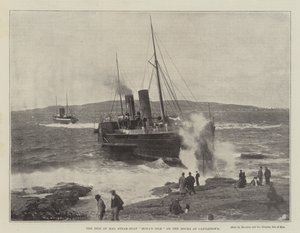 Isle of Man Dampbåd Monas Isle on the Rocks ved Castletown af English Photographer