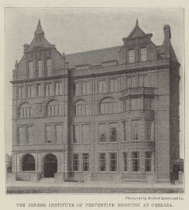 Jenner Institute of Preventive Medicine i Chelsea af English Photographer