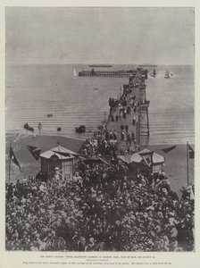 The Kings Cruise, Deres Majestæter lander på Ramsey Pier, Isle of Man, den 25. august