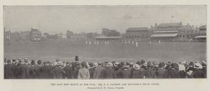 The Last Test Match at the Oval, Mr F S Jackson og Haywards Brave Stand af English Photographer