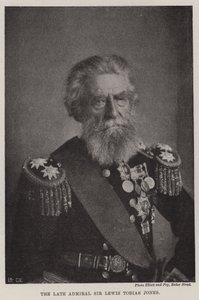Den afdøde admiral Sir Lewis Tobias Jones af English Photographer