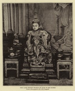 Den afdøde Kronprins af Siam i sine Kåber af English Photographer