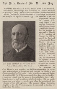 Den afdøde general Sir William Hope af English Photographer