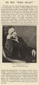 Den afdøde Lewis Carroll af English Photographer