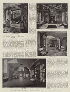 The Late Lord Leightons House, i Holland Park Road, Kensington af English Photographer