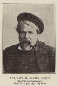 Afdøde M Alfred Grevin af English Photographer