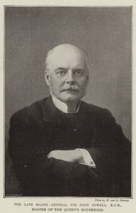 Den afdøde generalmajor Sir John Cowell, KCB, Master of the Queens Household af English Photographer