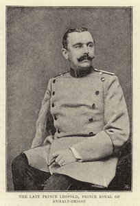 Den afdøde prins Leopold, prins Royal af Anhalt-Dessau af English Photographer