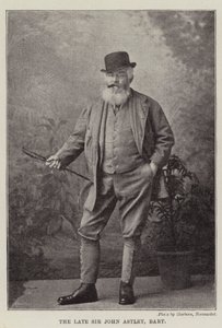 Den afdøde Sir John Astley, Baronet af English Photographer