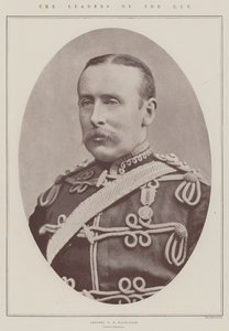 Lederne af CIV, oberst WH Mackinnon, oberstkommandant af English Photographer