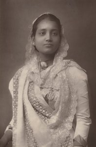 Maharani fra Kuch Bihar af English Photographer