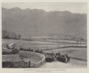 Manchester Waterworks, åbner den nye vej rundt om Thirlmere af English Photographer