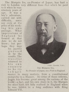 Marquis Ito, Japans tidligere premierminister, på besøg i England af English Photographer