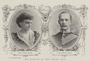 Lord Edward Cecils ægteskab af English Photographer