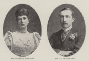 Lord Huntingdons ægteskab af English Photographer