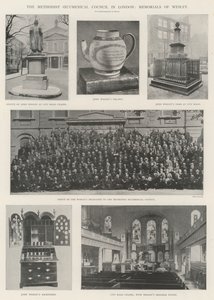 Methodist Ecumenical Council i London, Memorials of Wesley af English Photographer