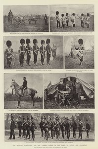 De militære manøvrer og kameraet, scener i lejrene Churn og Crookham af English Photographer