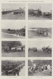 De militære manøvrer i Wilts og Dorset