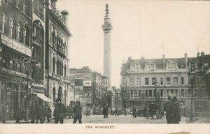 Monumentet, London af English Photographer