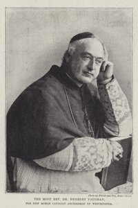 Den mest ærbødige Dr. Herbert Vaughan, den nye romersk-katolske ærkebiskop af Westminster af English Photographer