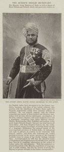Munshi Abdul Harim, indisk sekretær for dronningen af English Photographer