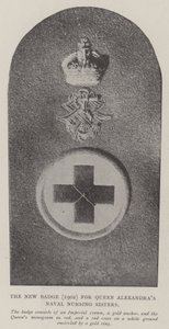 The New Badge (1902) for Queen Alexandras Naval Nursing Sisters af English Photographer