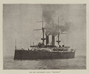 Det nye slagskib, HMS Revenge af English Photographer