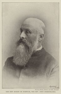 Den nye biskop af Norwich, pastor John Sheepshanks