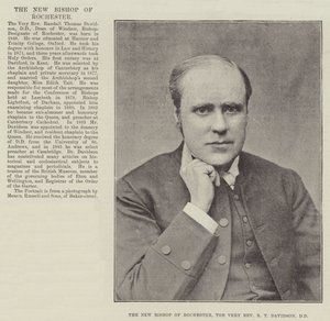 Den nye biskop af Rochester, den meget pastor R T Davidson, DD af English Photographer