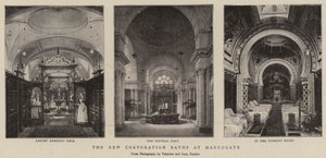 The New Corporation Baths ved Harrogate af English Photographer
