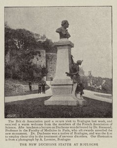 Den nye Duchesne-statue i Boulogne af English Photographer