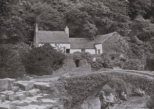 The Old Mill, Jesmond Dene (s/h foto) af English Photographer