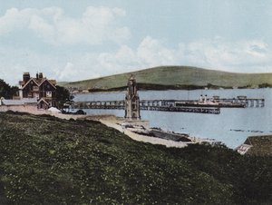 The Pier and Clock Tower, Swanagedani af English Photographer