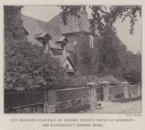 Det foreslåede køb af Gilbert Whites House i Selborne, naturforskernes tidligere hjem af English Photographer