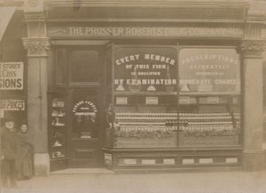 Prosser Roberts Drug Company af English Photographer