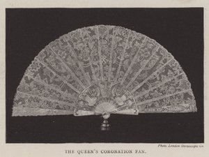 Queens Coronation Fan af English Photographer