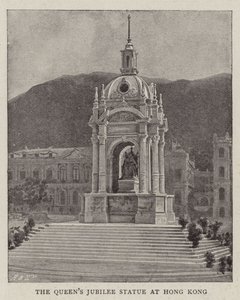 Queens Jubilee Statue i Hong Kong af English Photographer