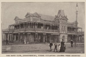 Rand Club, Johannesburg, hvor Uitlander Leaders blev arresteret af English Photographer