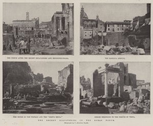 De seneste opdagelser i Forum Romanum af English Photographer