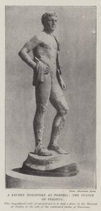 Den nylige opdagelse i Pompeji, Statuen af Perseus af English Photographer