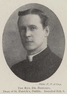 Præsten Dr. Bernard, dekan for St. Patricks, Dublin, indsat 8. februar af English Photographer