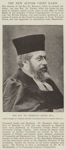 Reverend Dr. Hermann Adler, MA, overrabbiner for United Jewish Congregations of Great Britain af English Photographer