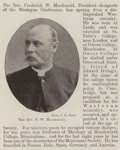 Pastor F W Macdonald af English Photographer