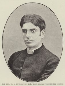 Reverend WG Rutherford, MA, Head Master Westminster School af English Photographer