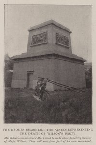 Rhodes Memorial, panelerne, der repræsenterer Death of Wilsons Party af English Photographer