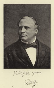 The Right Hon the Earl of Derby, KG af English Photographer
