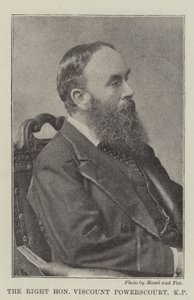 Den ærede Viscount Powerscourt, KP af English Photographer