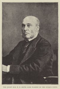 The Right Honourable W H Smith, Lord Warden of the Cinque Ports af English Photographer