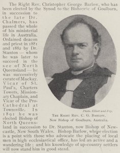 Den rigtige pastor C G Barlow, ny biskop af Goulburn, Australien af English Photographer