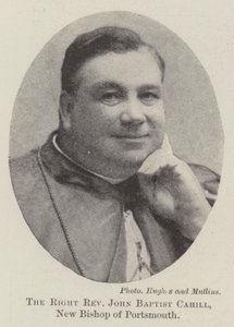 Den rigtige pastor John Baptist Cahill, ny biskop af Portsmouth af English Photographer